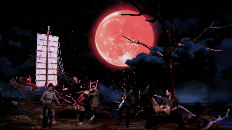 블랙스트링스 불의파도 뮤직비디오의 한 장면